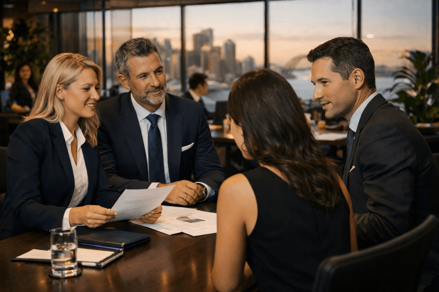 Virtual CFO reviewing strategic financial plans
