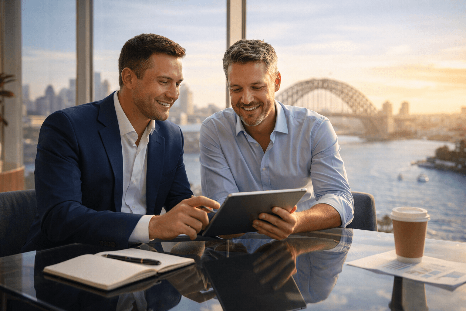 Numberz Senior CPAs advising a client at Norwest office, Sydney