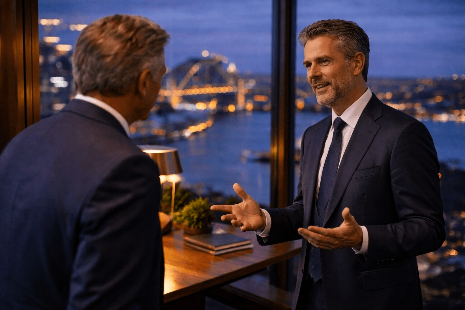 Professional team discussing financial capabilities